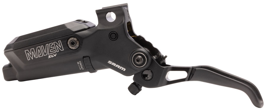 SRAM Maven Silver Disc Brake Lever Assembly - Aluminum Lever Blade, Gloss Black Ano, B1
