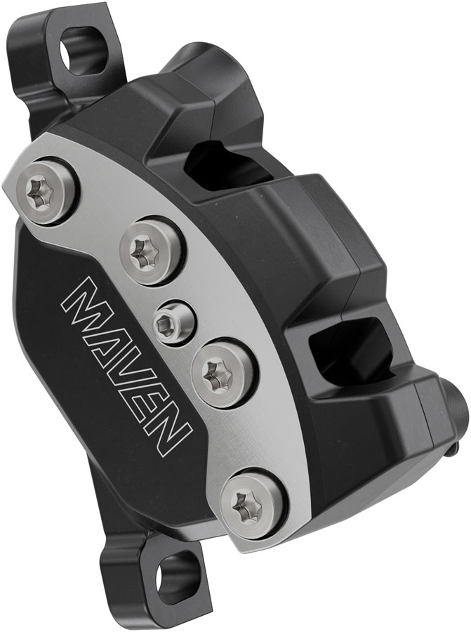 SRAM Maven Ultimate Disc Brake Caliper Assembly - Front/Rear, Post Mount, 4-Piston, Black/Silver, B1