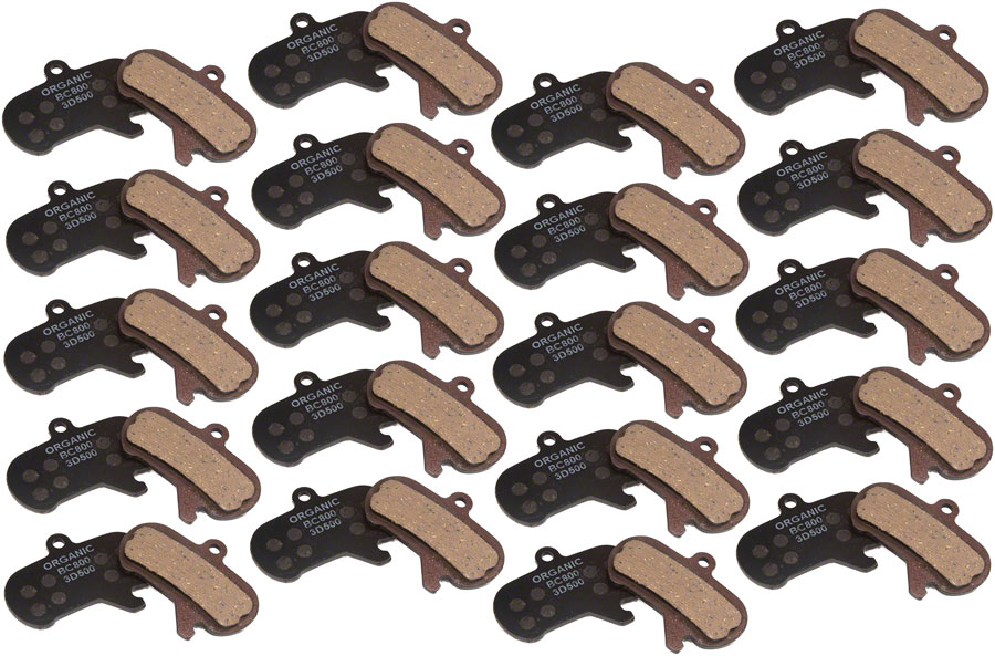 SRAM Maven X-Large Disc Brake Pads - Organic Compound, Steel Backed, Quiet, Maven 2024+, (20 Sets)
