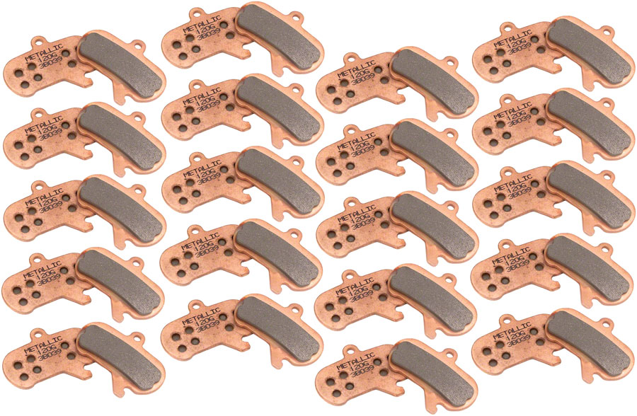 SRAM Maven X-Large Disc Brake Pads - Sintered Compound, Steel Backed, Powerful, Maven 2024+, (20 Sets)