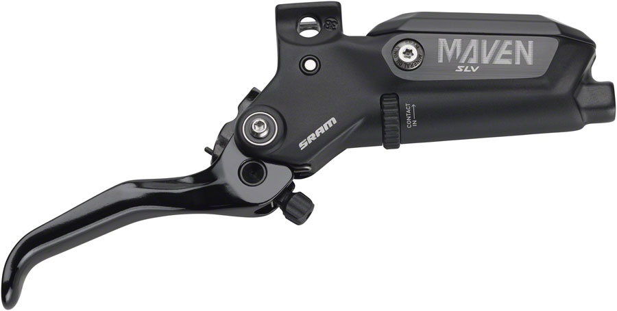 SRAM Maven Silver Disc Brake Lever Assembly - Aluminum Lever Blade, Black, A1