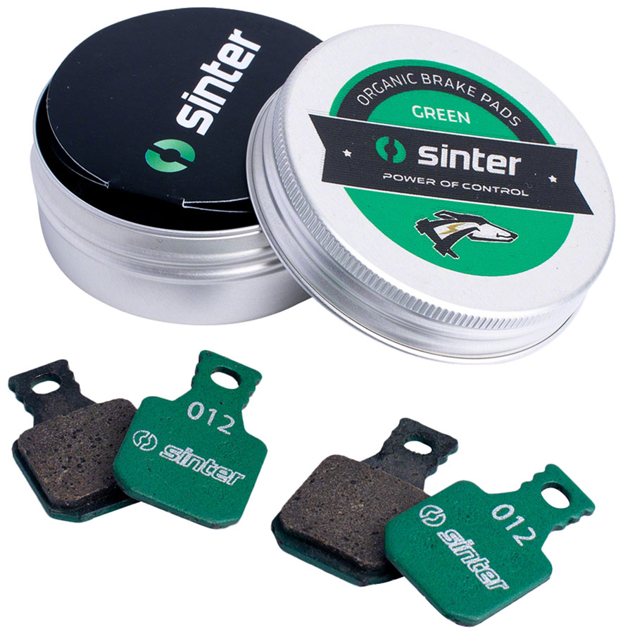 Sinter Green s2032 Compound Organic Disc Brake Pads - Magura, Sinter Type 012, One Pair