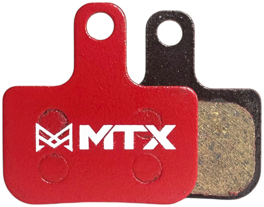 MTX Red Label RACE Disc Brake Pads - Ceramic/Kevlar Compound, SRAM Level / Red / Rival AXS / Force, 2-Piston, Single Set