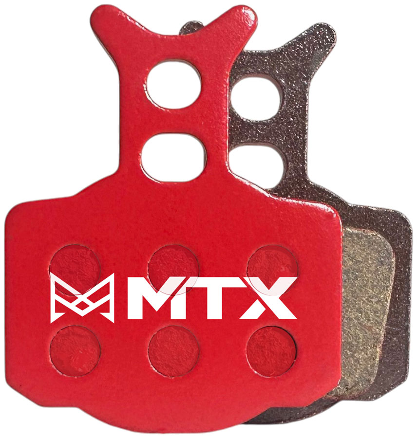 MTX Red Label RACE Disc Brake Pads - Ceramic/Kevlar Compound, Formula Cura, 2-Piston, Single Set