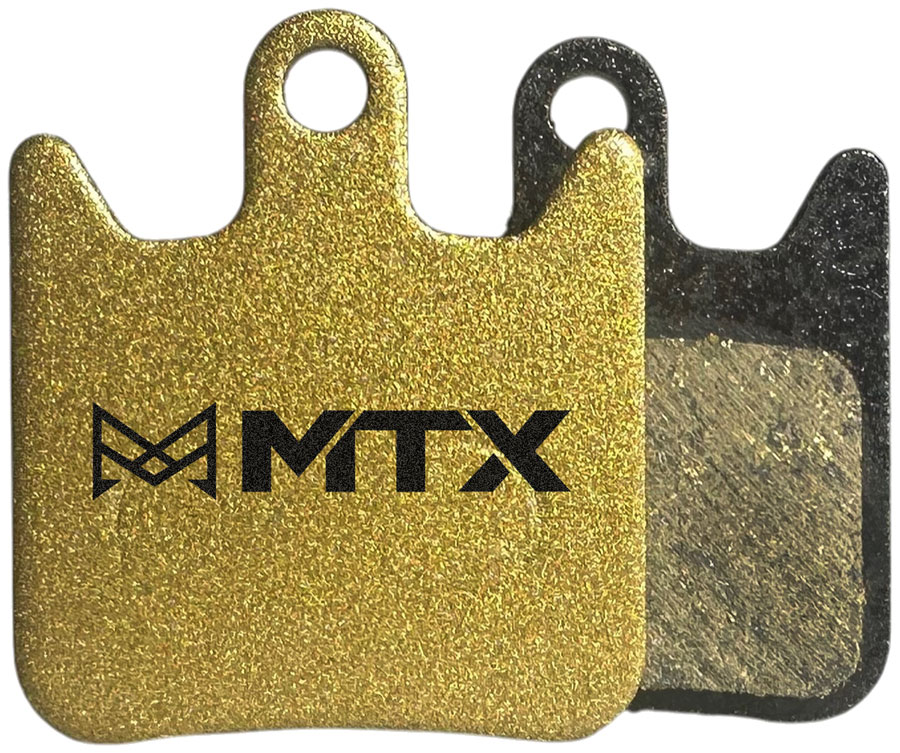 MTX Gold Label HD Disc Brake Pads - Ceramic/Kevlar Compound, Hope X2 Variants, 2-Piston, Single Set