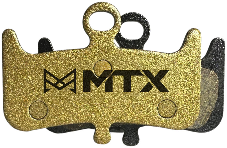 MTX Gold Label HD Disc Brake Pads - Ceramic/Kevlar Compound, Dominion A4 and T4, 4-Piston, Single Set