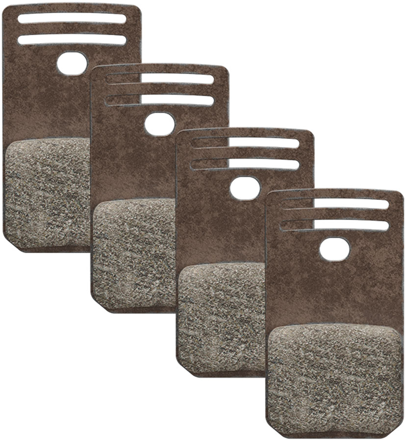 Magura MDP 13 Silver Disc Brake Pad - Organic Compound, Includes 4 Brake Pads and 2 Screws