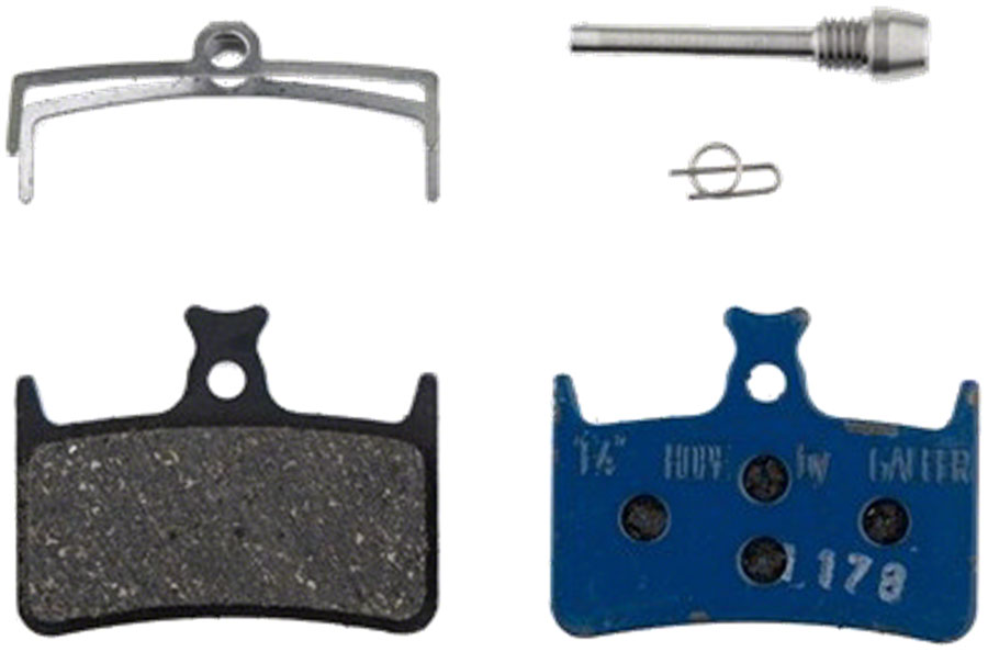 Hope E4 Disc Brake Pads - Road Organic Compound, Fits E4, RX4+, RX4-SH, Mono M4, Pair