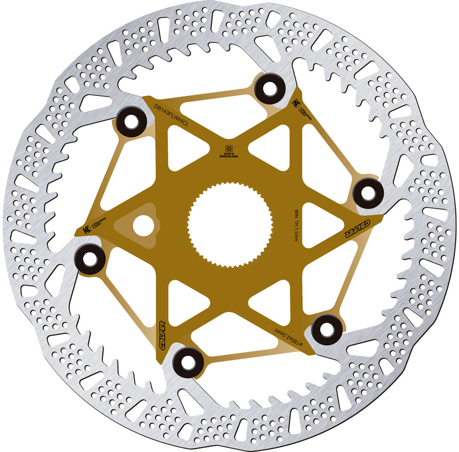 Galfer Shark Evo Disc Brake Rotor - 180mm x 2.0mm, Centerlock, Kashima