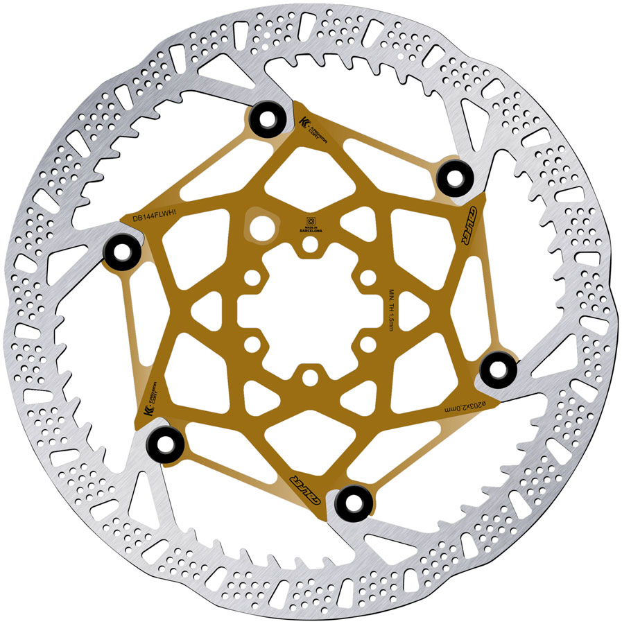 Galfer Shark Evo Disc Brake Rotor - 203mm x 2.0mm, 6-Bolt, Kashima