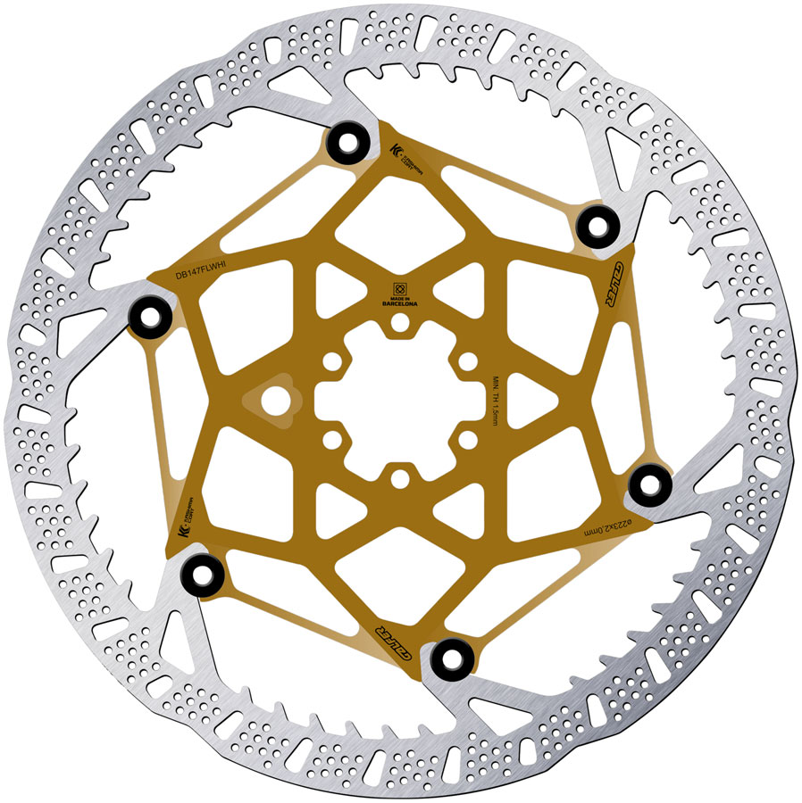 Galfer Shark Evo Disc Brake Rotor - 223mm x 2.0mm, 6-Bolt, Kashima