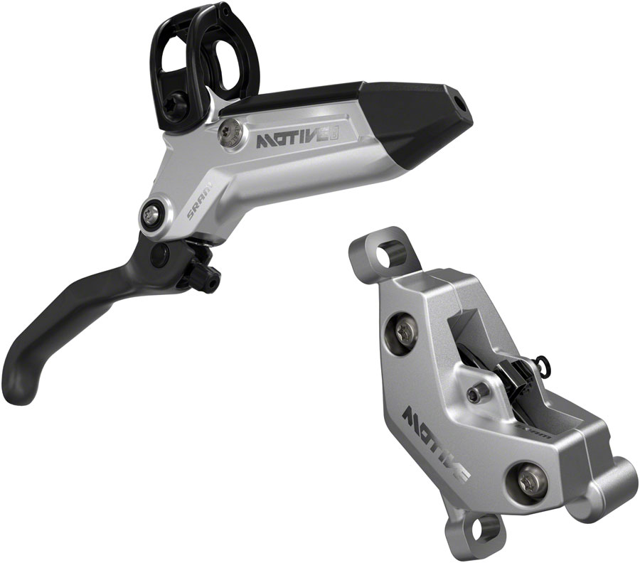SRAM Motive Ultimate Disc Brake and Lever - Rear or Front, 2000mm Hose, Post Mount, 4-Piston, Alum Lever Body, Carbon Blade, Blk/Sil, A1