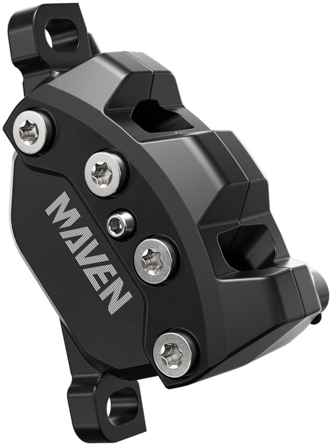 SRAM Maven Base Disc Brake Caliper Assembly - Front/Rear, Post Mount, 4-Piston, Diffusion Black, A1