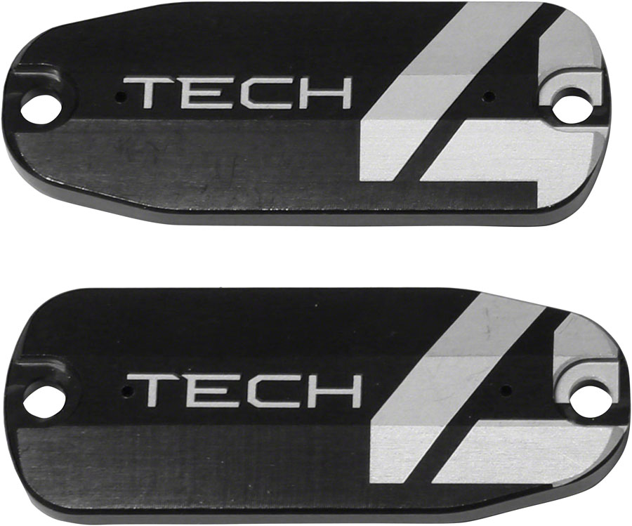Hope Tech 4 Brake Lever Reservoir Lid - Black, Pair