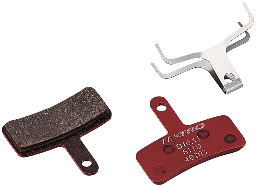 Tektro D40.11 Disc Brake Pads - Metal/Ceramic Compound, For Use with Dorado HD-E710 Disc Brakes