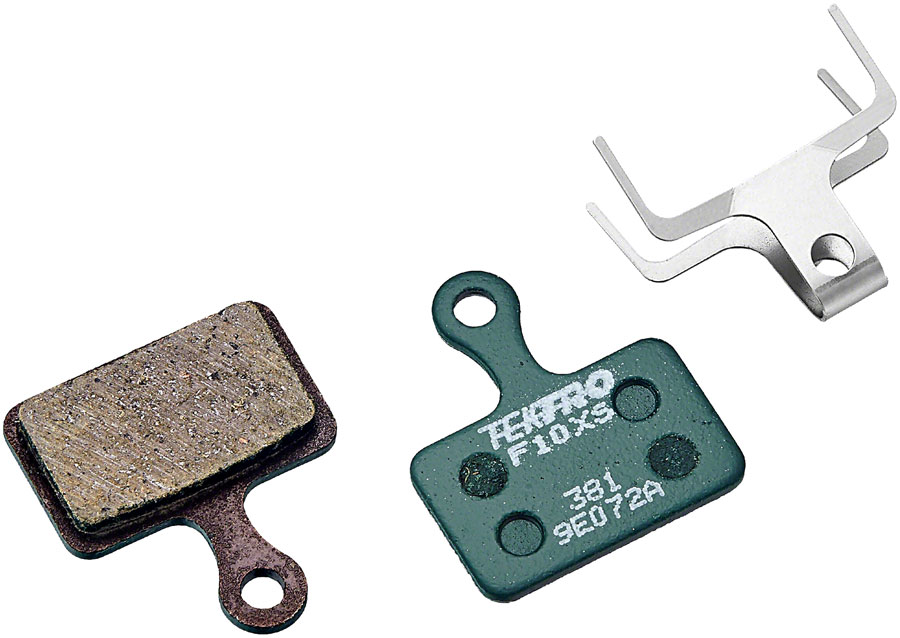 Tektro F10XS Disc Brake Pads - Low Noise Resin Compound, For Use With Flat Mount Caliper