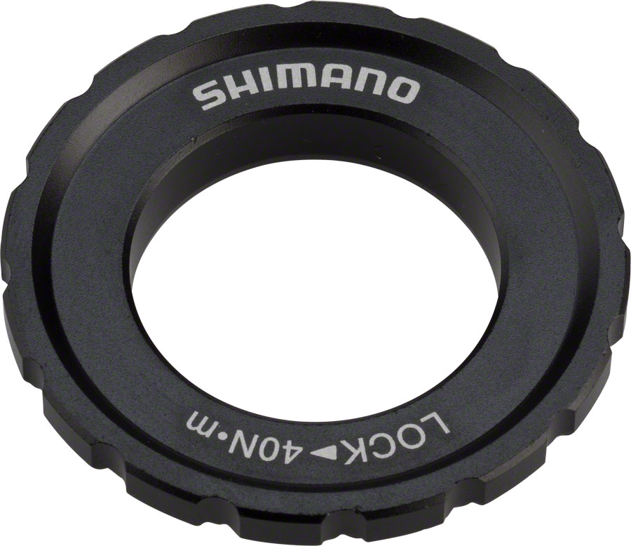 Shimano XT M8010 Outer Serration Centerlock Disc Rotor Lockring, for use with 12/15/20mm Axle Hubs