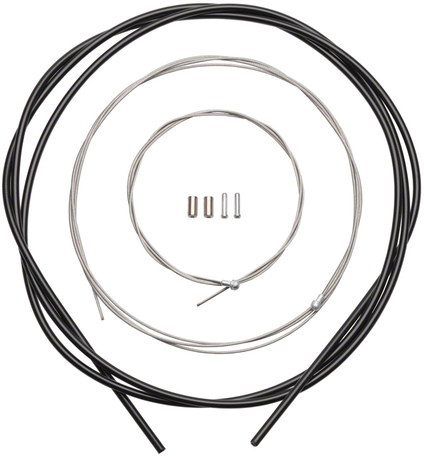 Shimano Road Stainless Brake Cable and Housing Set, Black