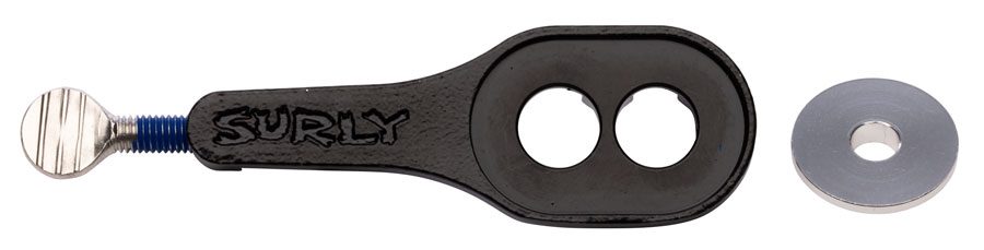 Surly Hurdy Gurdy Chain Tensioner - 9/10mm Axles, Black, Each
