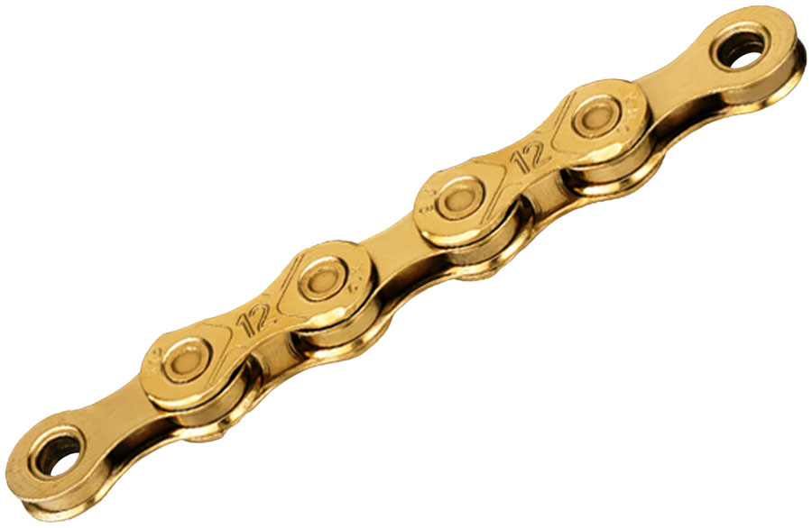 KMC X12 Waxed Chain - 12-Speed, 126 Links, Ti Gold