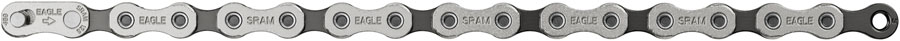 SRAM S200 Eagle Chain - 12-Speed, 126 Links, Silver/Black