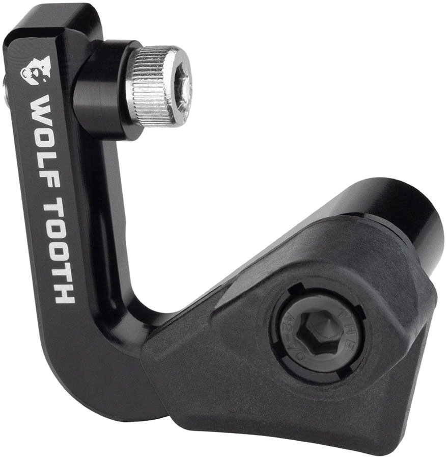 Wolf Tooth LoneWolf Aero Chainguide - 50t-60t, Braze-On, High-Sweep, For 1x Drivetrains Only, Black