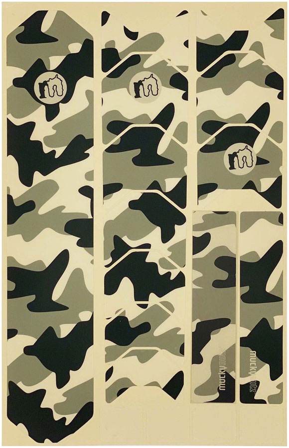 Muckynutz Camo Frame Protection - 17-Piece, Black Matte