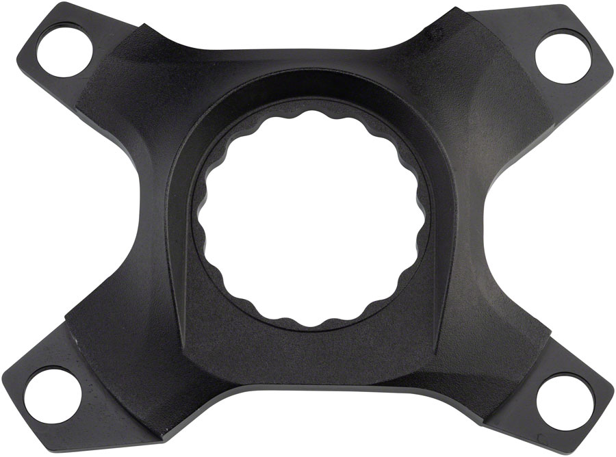 Easton Asymetric CINCH Spider: 4-Bolt, Dual-Chainring, Black