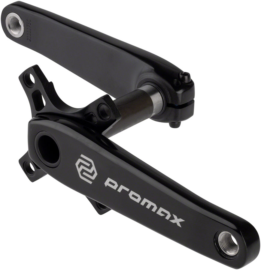 Promax HF-2 Crankset - 177.5mm, 24mm Spindle, 2-Piece, Black