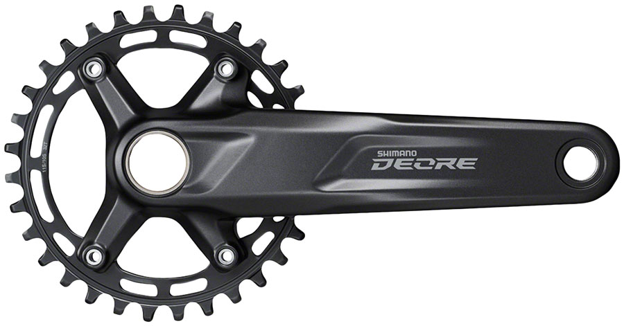 Shimano Deore FC-M5100-1 Crankset - 175mm, 10/11-Speed, 32t, 96 BCD, Hollowtech II Spindle Interface, Black