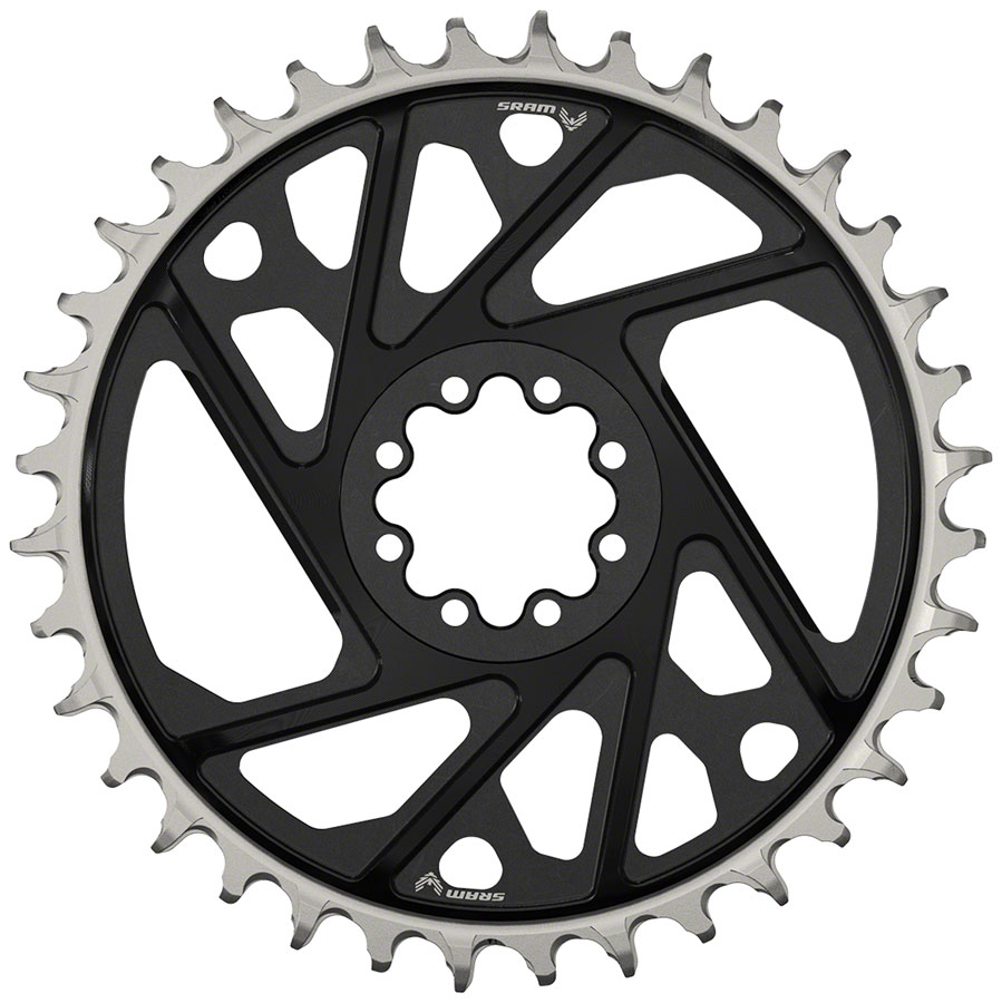 SRAM XX Eagle T-Type Direct Mount Chainring - 36t, 12-Speed, 8-Bolt Direct Mount, 3mm Offset, Aluminum, Black, D1