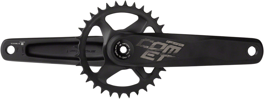 Full Speed Ahead Comet HD Modular 1x Crankset - 175mm, 11/12-Speed, 32t, Direct Mount, MegaExo Spindle Interface, Black, 177mm Q-Factor