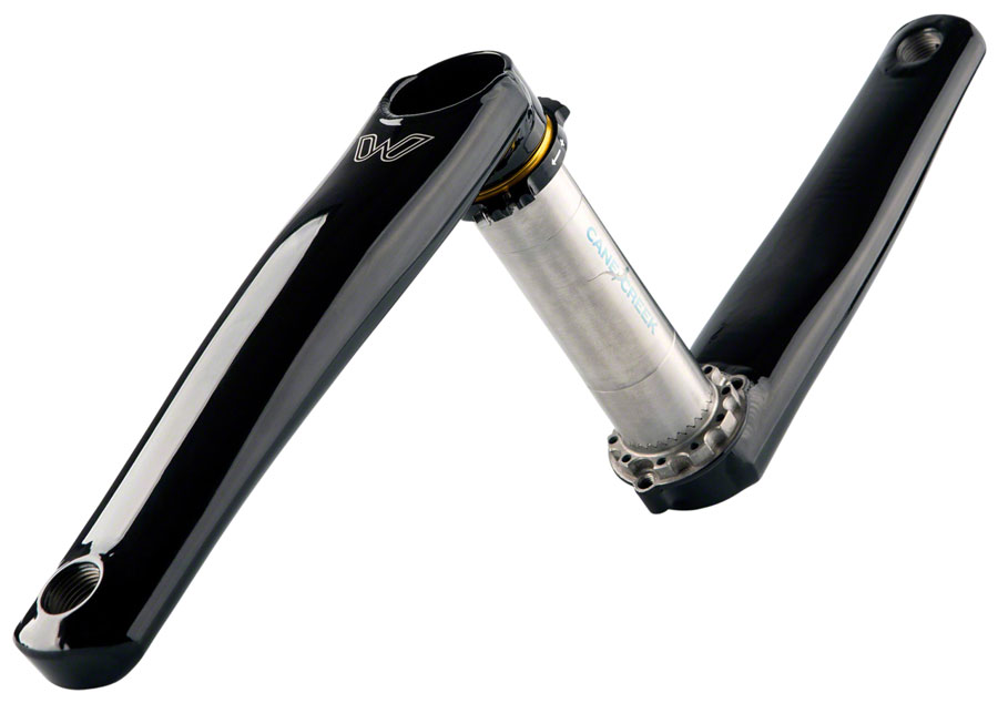 Cane Creek eeWings Raven All-Road Titanium Crankset - 170mm, Direct Mount, 30mm Spindle, Black