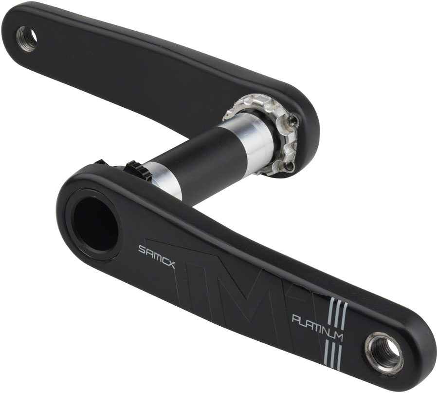 Samox Platinum TM-1 Carbon Crankset - 155mm, 3-Bolt, Direct Mount, DUB Spindle, Black