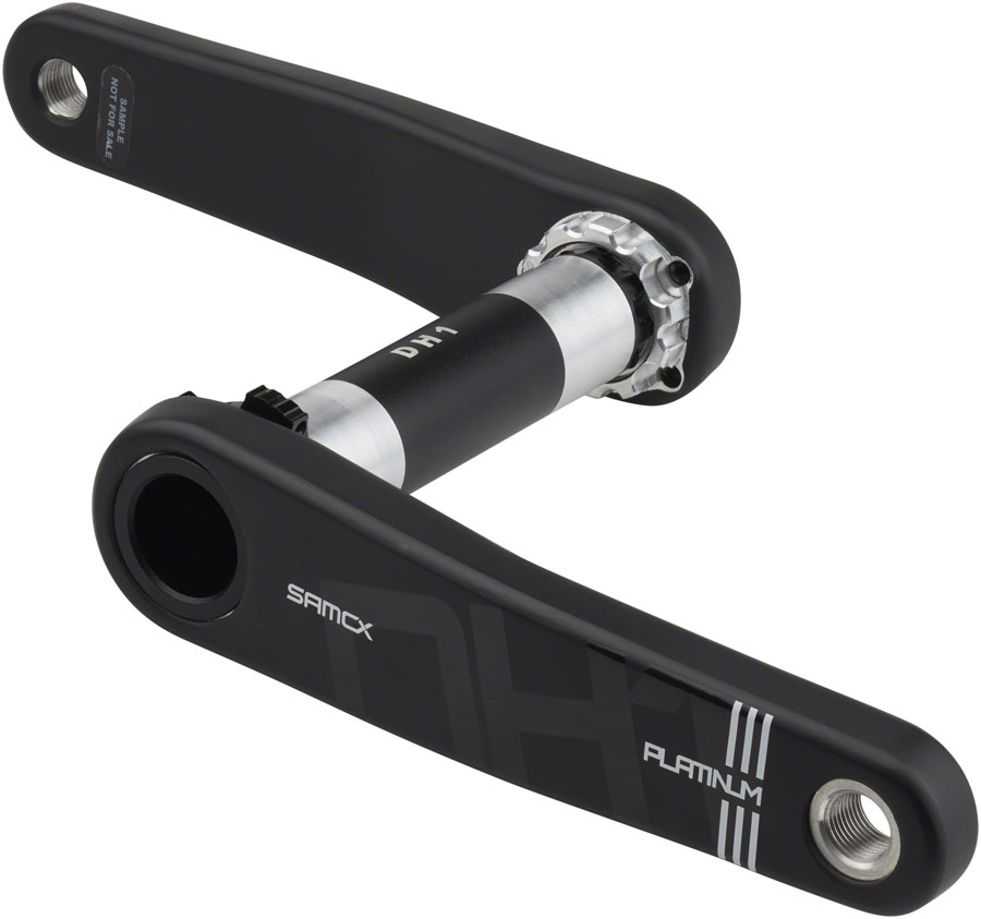 Samox Platinum DH-1 Carbon Crankset - 155mm, 3-Bolt, Direct Mount, DUB Spindle, Black