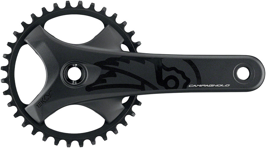 Campagnolo EKAR GT Crankset - 170mm, 13-Speed, 36t, 123mm BCD, Campagnolo Ultra-Torque Spindle Interface, Black