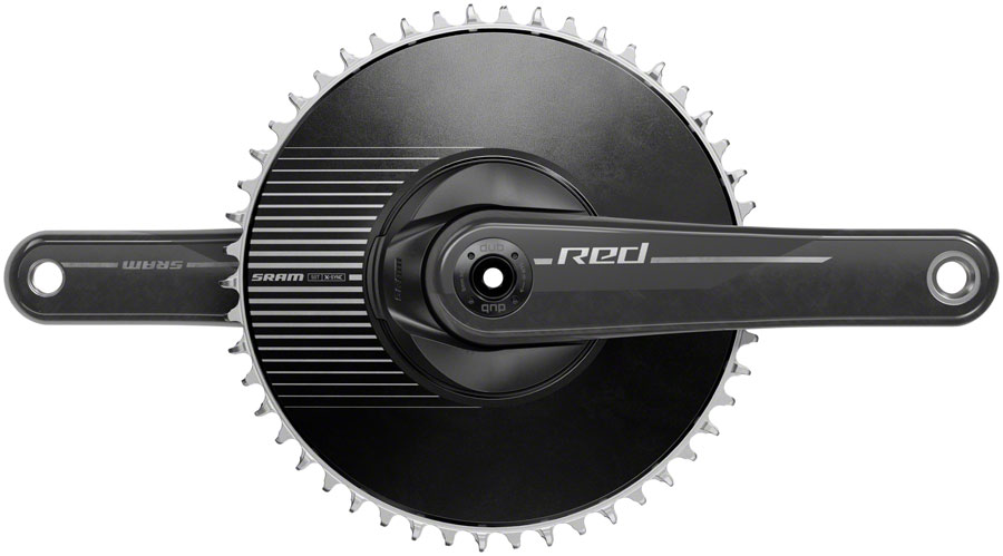 SRAM RED 1 Crankset - 165mm, 12-Speed, 50t Aero Chainring, 8-Bolt Direct Mount, DUB Spindle Interface, Natural Carbon, E1