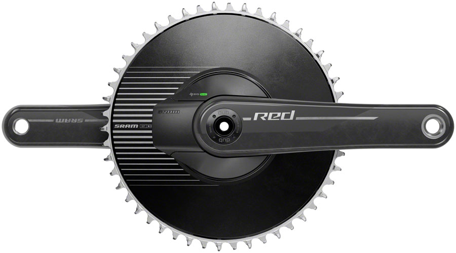 SRAM RED 1 AXS Power Meter Crankset -  170mm, 12-Speed, 50t Aero Chainring, 8-Bolt Direct Mount, DUB Spindle Interface, Natural Carbon, E1