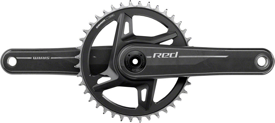 SRAM RED 1x XPLR Wide Crankset - 175mm, 13-Speed, 42t, 8-Bolt Direct Mount, DUB Spindle, Natural Carbon, E1