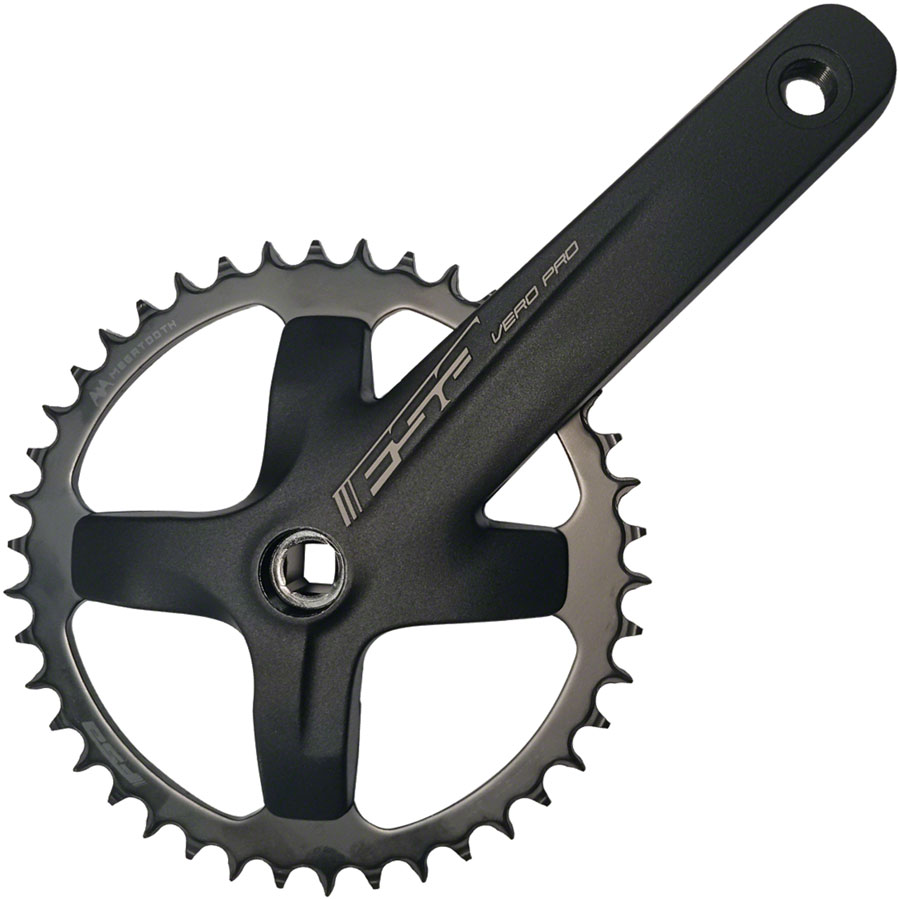 Full Speed Ahead Vero Pro 1x Crankset - 170mm, 10/11-Speed, 42t MegaTooth Chainring, 120BCD, JIS Spindle Interface, N11, Black