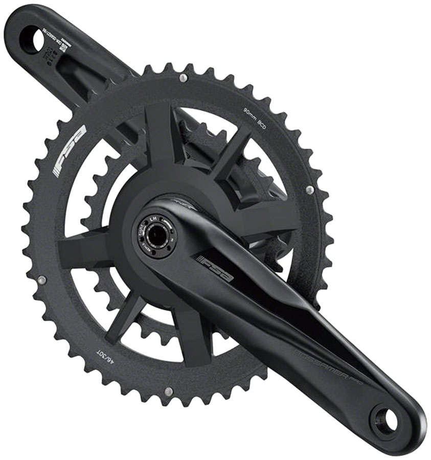 Full Speed Ahead Gossamer Pro AGX+ 2x Crankset  - 170mm, 11-Speed, 46/30t, DM/90 BCD, 24mm MegaExo Spindle, N11, Black