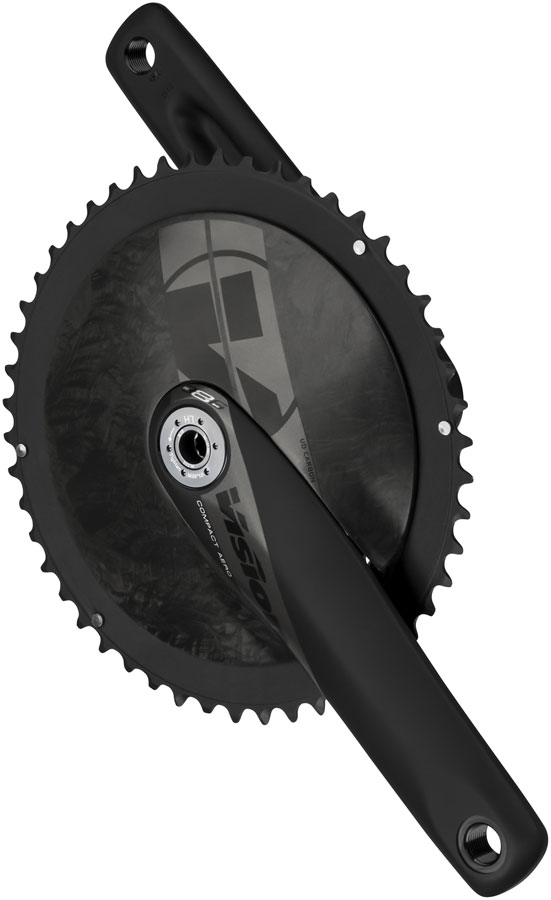 Vision NS Compact Aero Crankset, 2x 50/34T Chainrings, 170mm Arm Length, 110BCD, 386EVO Spindle – Carbon