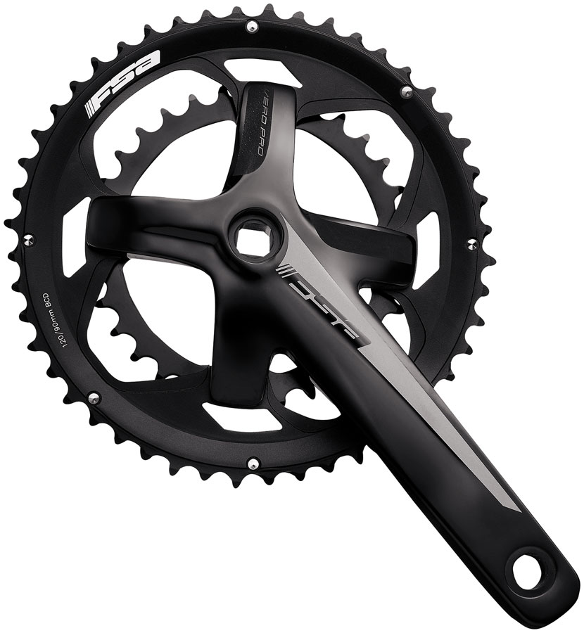 FSA Vero Pro Crankset, 2x, 50/34T, 175mm, N11