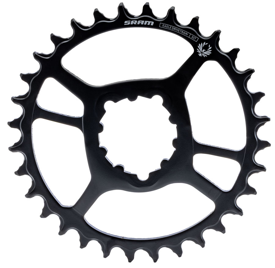 SRAM X-Sync 2 Eagle Direct Mount Chainring - 32t, 12-Speed, 3-Bolt Direct Mount, 3mm Offset, Steel, Black