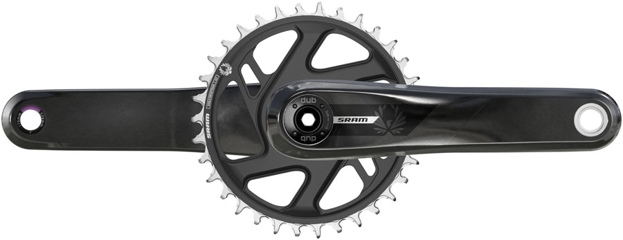 SRAM S500 Eagle Crankset - 170mm, 32t Aluminum Chainring, Carbon Crank Arms, DUB Spindle, Black, 52mm Chainline, B1