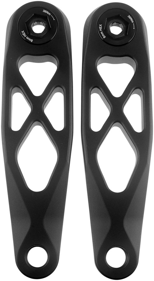 5DEV R-SPEC eBike Crankset - 155mm, 7075-T651 Aerospace Aluminum, For Bosch / TQ / 2025 Specialized Levo Gen 4, Black