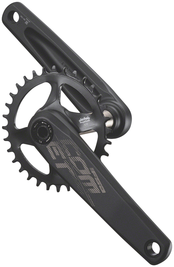 Full Speed Ahead Comet Modular Crankset - 170mm, 11/12-Speed, 32t, Direct Mount, Full Speed Ahead MegaExo Spindle Interface, Black