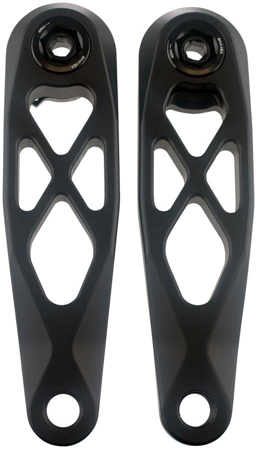 5DEV R-SPEC Trail Enduro Crankset - 155mm, 7050 Billet Aluminum, 3-Bolt DM Chainring Interface, Black
