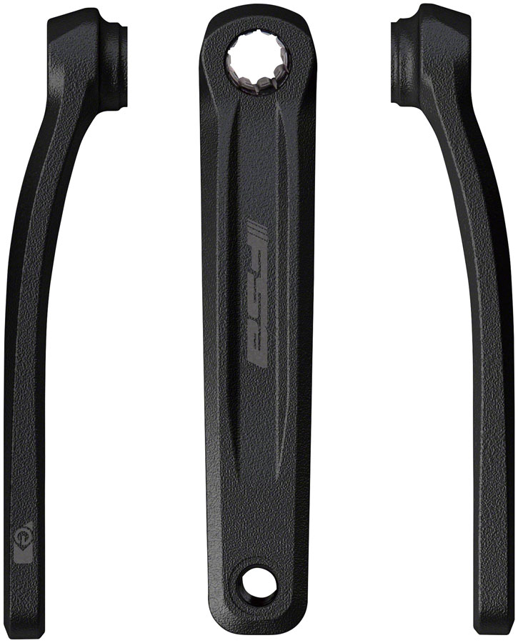 Full Speed Ahead CK-320 Ebike Crank Arm Set - ISIS 170mm, without bolts, Black