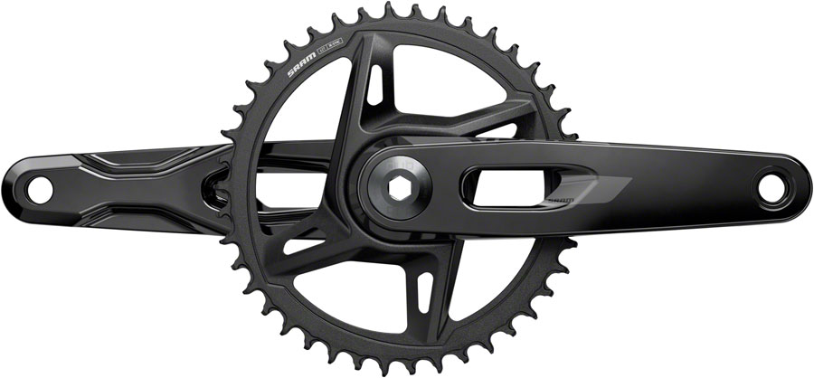 SRAM Rival 1x XPLR Wide Crankset - 160mm, 12/13-Speed, 42t, 8-Bolt Direct Mount, DUB Spindle, Black, E1
